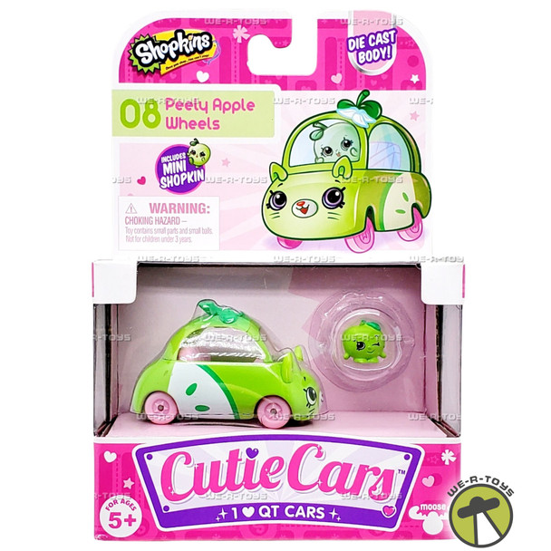 Shopkins Cutie Cars 08 Peely Apple Wheels Moose Toys 56582
