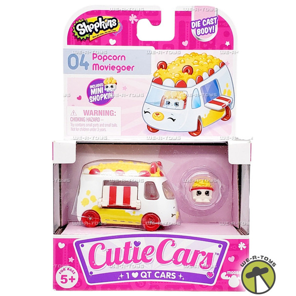 Shopkins Cutie Cars 04 Popcorn Moviegoer Moose Toys 56594