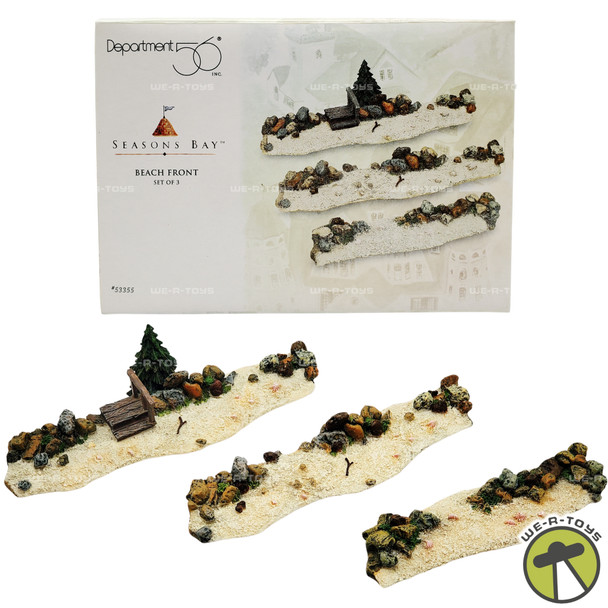 Dept 56 Seasons Bay Series Beach Front Set of 3 No. 53355