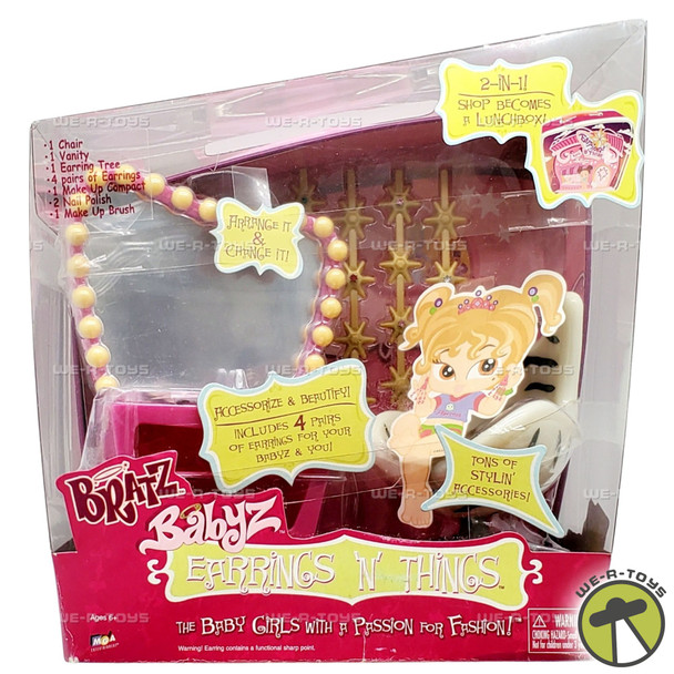 Bratz Babyz Earrings 'N' Things Lunchbox Shop Playset MGA Entertainment 294306
