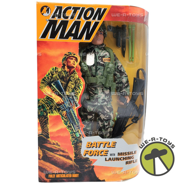 Action Man Battle Force with Rifle Action Figure 1993 Hasbro #16156102