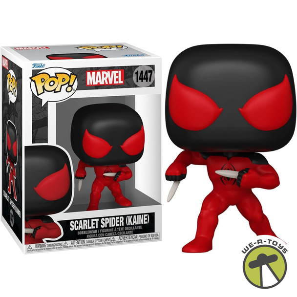 Funko Pop Marvel 1447 Scarlet Spider Kaine Bobble-Head Figure 2024
