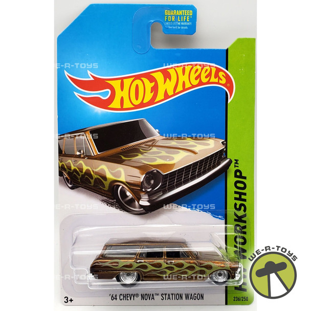 Hot Wheels Workshop Super Treasure Hunt '64 Chevy Nova Station Wagon #BFF36