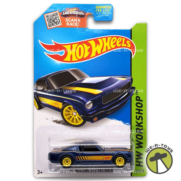 Hot Wheels Workshop Super Treasure Hunt '65 Mustang 2+2 Fastback Mattel #CFJ46