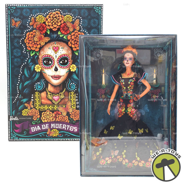 Barbie Signature Dia De Muertos Doll with Embroidered Dress 2019 Mattel FXD52
