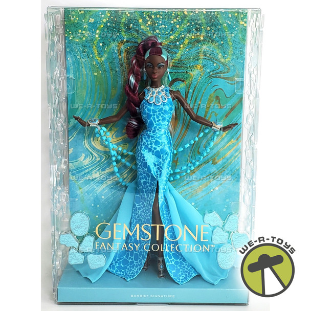 Barbie Signature Gemstone Fantasy Collection Turquoise Doll 2023 Mattel #HJX21