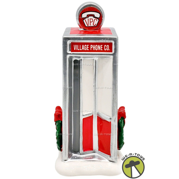 Department 56 Phone Booth The Original Snow Village  Figurine 54291
