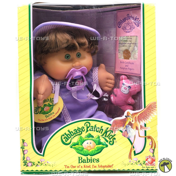 Cabbage Patch Kids Babies Joana Joy Doll with bear 2005 Play Along #11100