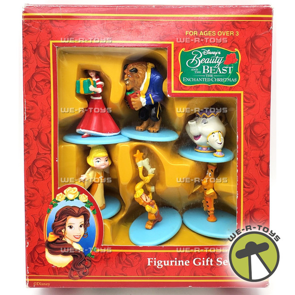 Disney's Beauty and the Beast Enchanted Christmas Figurine Gift Set