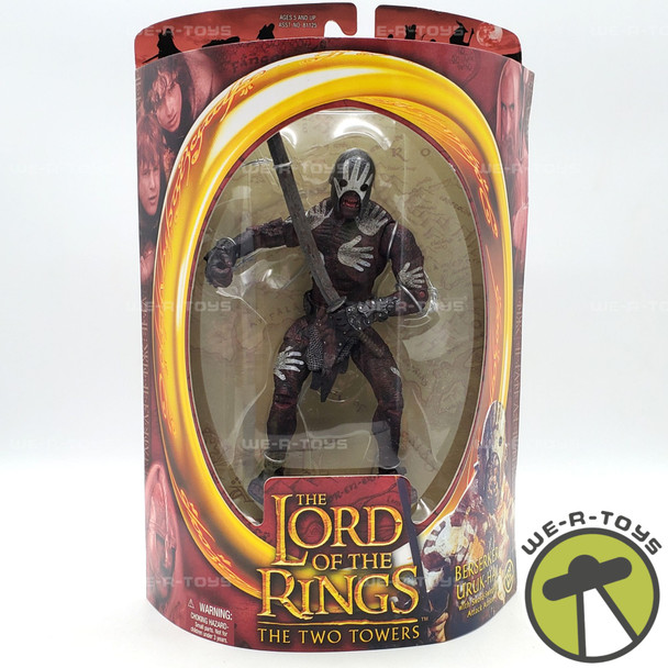 Lord of the Rings Two Towers Berserker Uruk-Hai Action Figure 2002 Toy Biz 81126