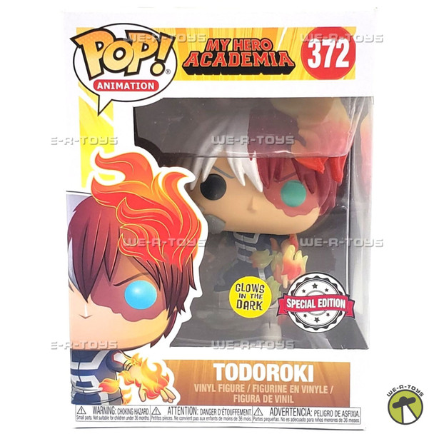 Pop My Hero Academia Todoroki Figure Glow in the dark Funko 372