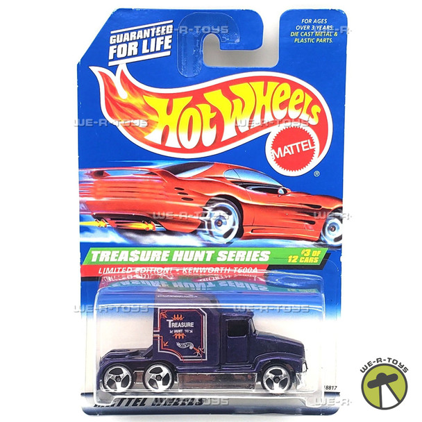 Hot Wheels Kenworth T600A Vehicle 3/12 Treasure Hunt 1997 Mattel #18817