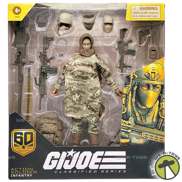 G.I. Joe Classified 60th Anniversary Action Soldier Infantry Figure 2024 Hasbro