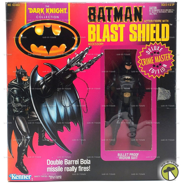 DC Dark Knight Batman Blast Shield Figure Crime Master Deluxe Edition #63460