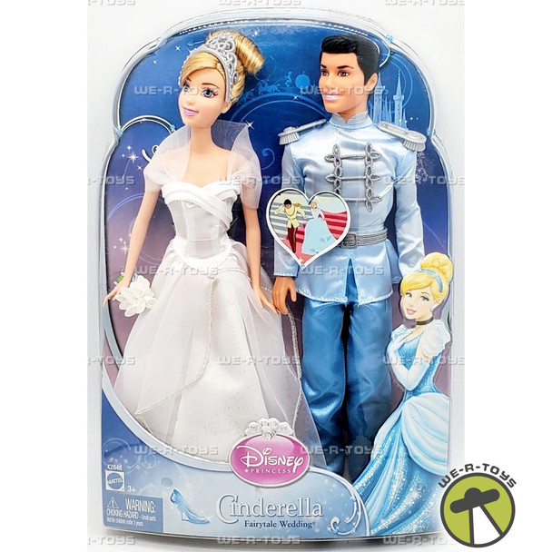 Disney Princess Cinderella Fairytale Wedding Doll Giftset 2011 Mattel X2846