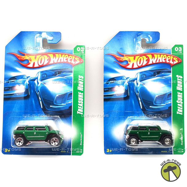 Hot Wheels Lot of 2 Rockster Vehicle 3/12 Treasure Hunts 2007 Mattel