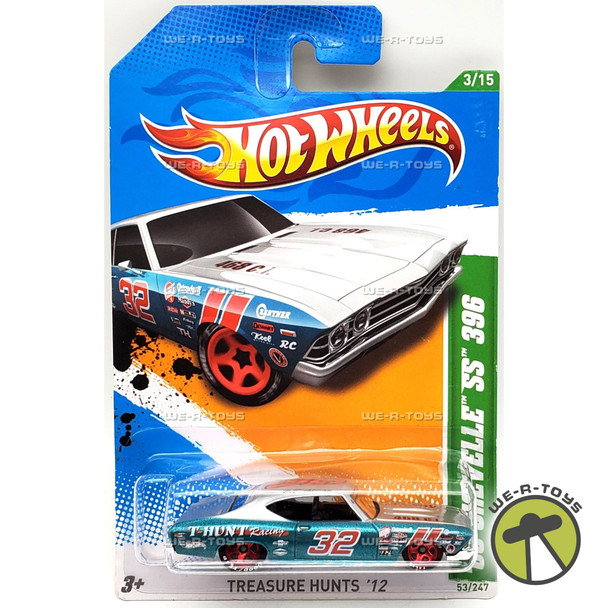 Hot Wheels Treasure Hunts '69 Chevelle SS 396 Vehicle 2012 Mattel #V5341