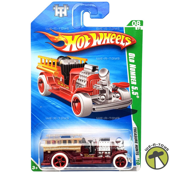 Hot Wheels Old Number 5.5 Super Treasure Hunt Vehicle 2009 Mattel #R7453