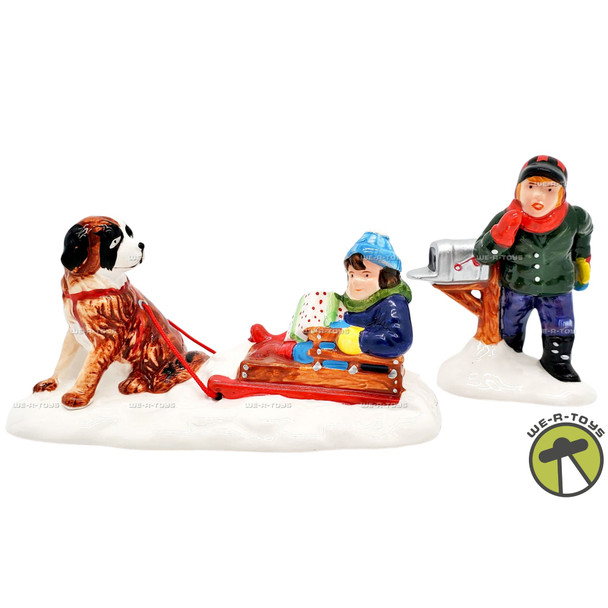 Department 56 The Original Snow Village Mush! Set of 2 Figures 54747