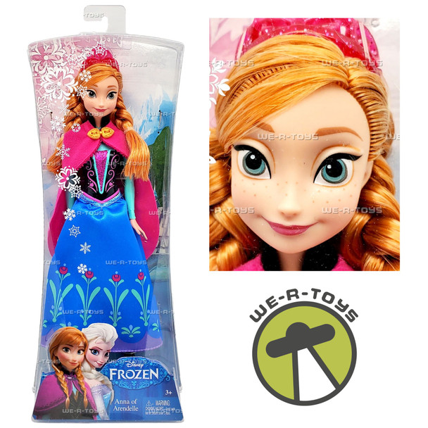 Disney Frozen Anna of Arendelle Doll 2013 Mattel Y9958