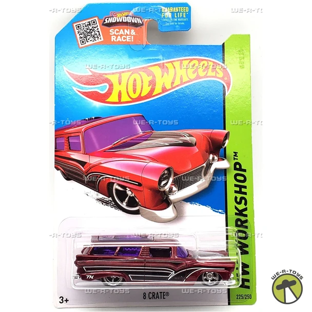 Hot Wheels 8 Crate HW Workshop Super Treasure Hunt Vehicle 2013 Mattel #CFJ43