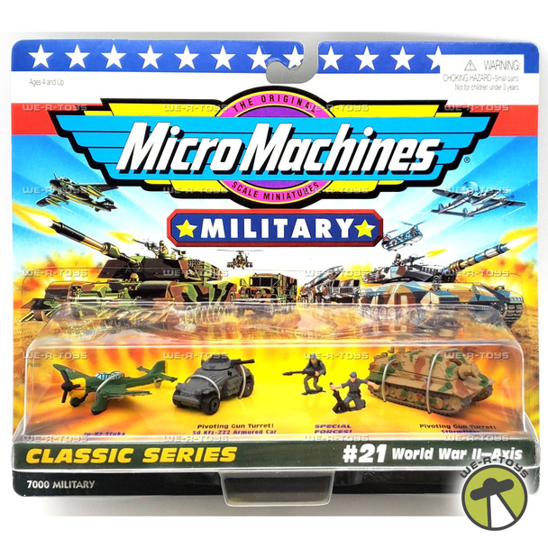Micro Machines Military Classic Series #21 WWII-Axis Set 1997 Galoob 7000