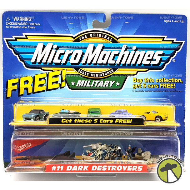 Micro Machines Military Terror Troops #11 Dark Destroyers 1999 Galoob #65130