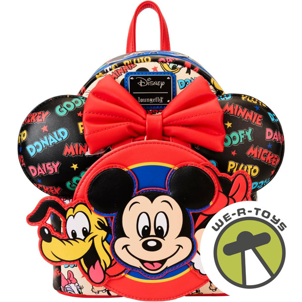 Disney Mickey and Friends Classic Mini Backpack and Headband Combo Loungefly