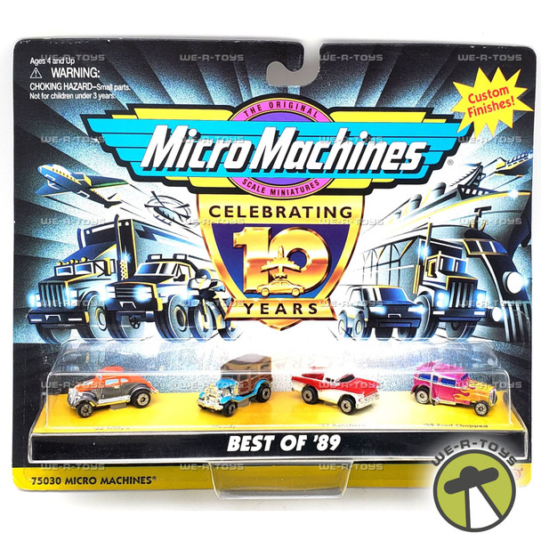Micro Machines 10th Anniversary Best of '89 Vehicle Set 1997 Galoob #75030