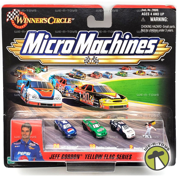 NASCAR Micro Machines Winner's Circle Jeff Gordon Yellow Flag Series Hasbro