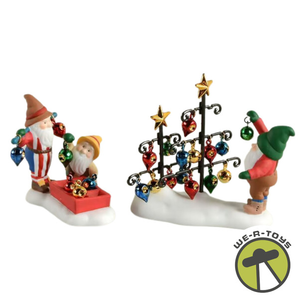 Department 56 Don't Break the Ornaments Set of 2 Heritage Village Collection
