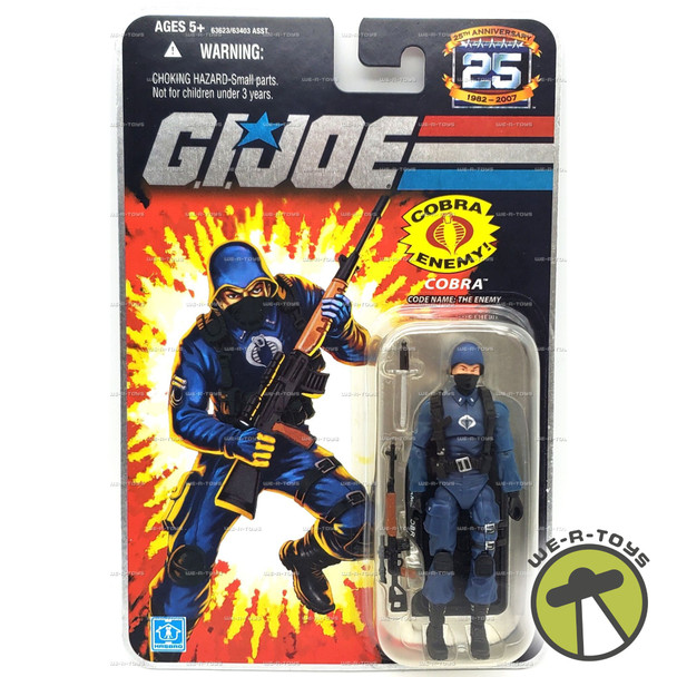 G.I. Joe 25th Anniversary The Enemy Cobra Trooper 3.75" Action Figure 2007 63623