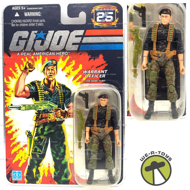 G.I. Joe 25th Anniversary Warrant Officer Flint Action Figure 2007 Hasbro #63459