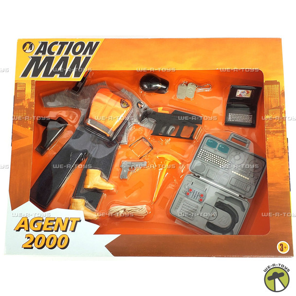 Action Man Agent 2000 Outfit & Accessories with Mission Cards 1996 Hasbro #12835