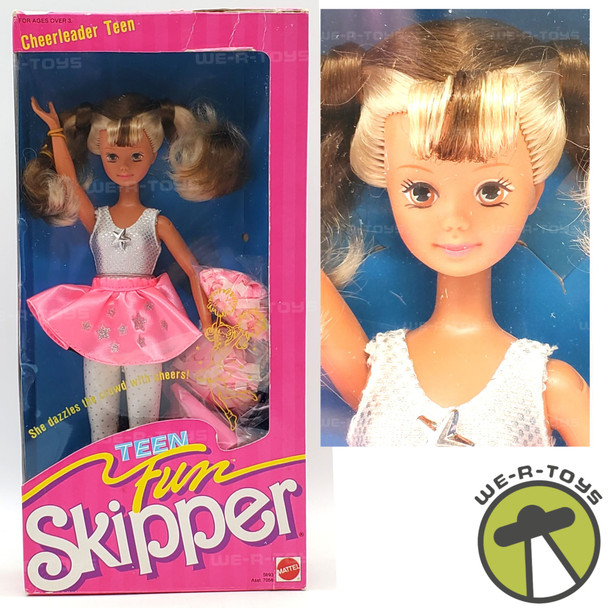 Barbie Teen Fun Skipper Cheerleader Teen Doll 1987 Mattel #5893