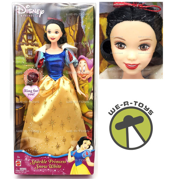 Disney Princess Sparkling Princess Snow White Doll 2004 Mattel #G7936