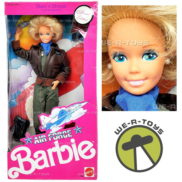 Barbie Star 'n' Stripes Air Force Doll 1990 Mattel 3360