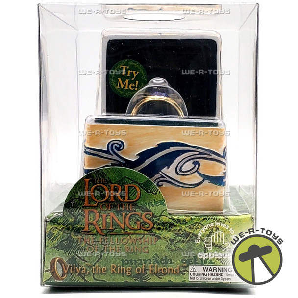 LOTR Fellowship of the Ring Vilya the Ring of Elrond Replica 2001 Applause
