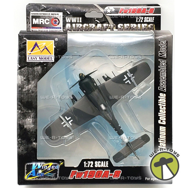 Easy Model WWII Aircraft Series Fw190A-8 Vehicle 1:72 Scale Winged Ace 2009