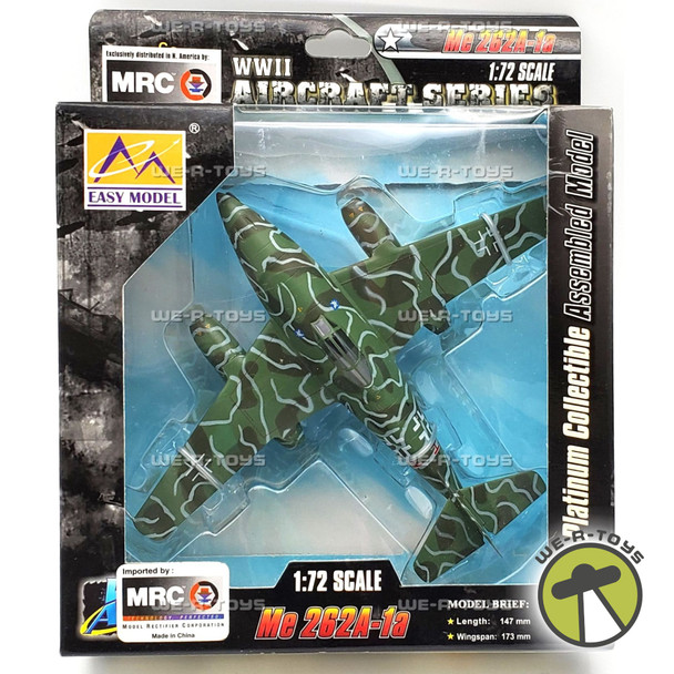 Easy Model WWII Aircraft Series Me 262A-1a Vehicle Platinum Collectible Model