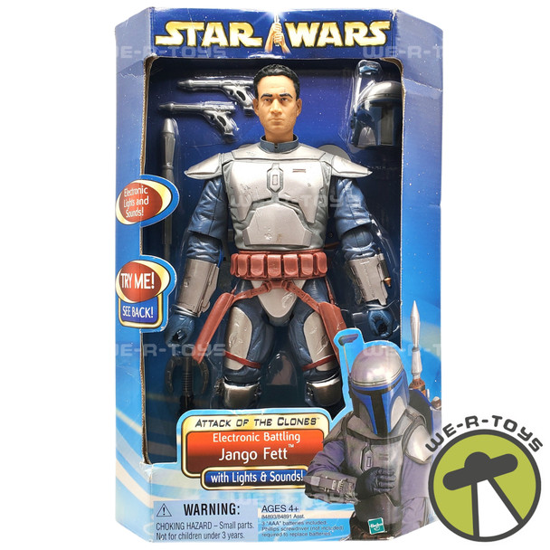 12 inch JANGO FETT FIGURE - ELECTRONIC SOUND FX - ATTACK OF THE CLONES (japan import) by Hasbro [並行輸入品] 中古】【非常に良い】12 inch JANGO FETT FIGURE - ELECTRONIC
