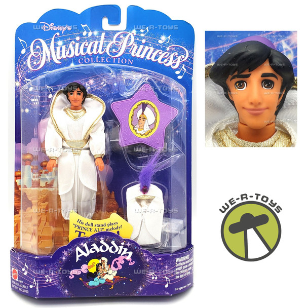 Disney's Musical Princess Collection Aladdin Doll 1994 Mattel #11871