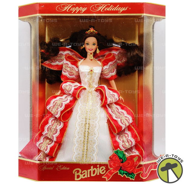 1997 Happy Holidays Barbie Doll Special Edition 10th Anniversary 17832
