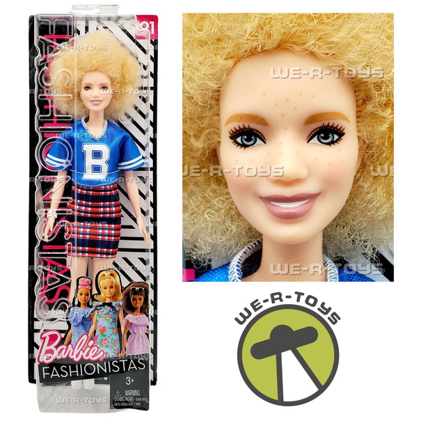 Barbie Fashionistas Doll 91 Varsity Plaiditude 2017 Mattel FJF51