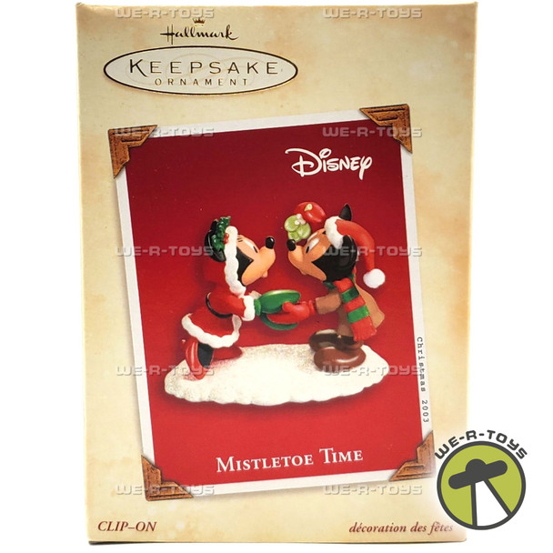 Disney Hallmark Keepsake Ornament 2003 Mistletoe Time #QXD5057