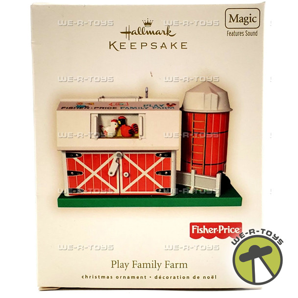 Fisher-Price Hallmark Keepsake Play Family Farm Magic Christmas Ornament
