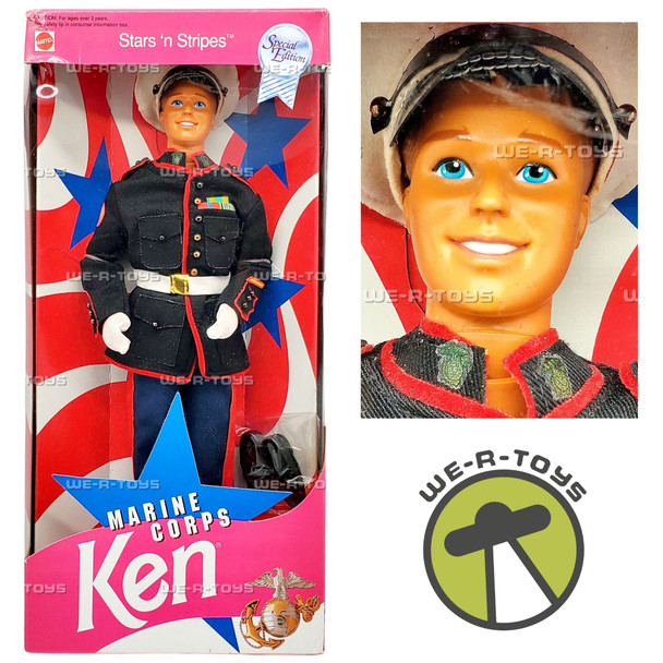 Marine Corps Ken Doll Stars 'n Stripes Special Edition 1991 Mattel 7574