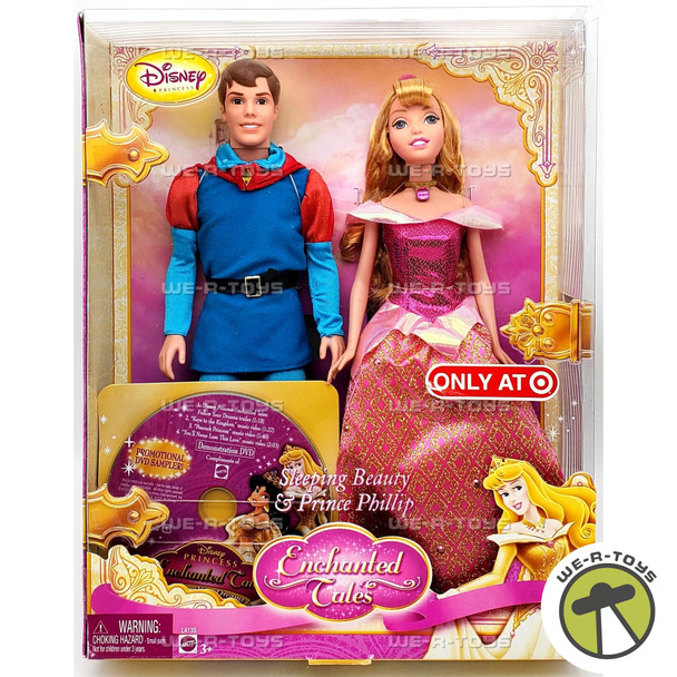 Disney Princess Enchanted Tales Sleeping Beauty & Prince Phillip Mattel #L4135