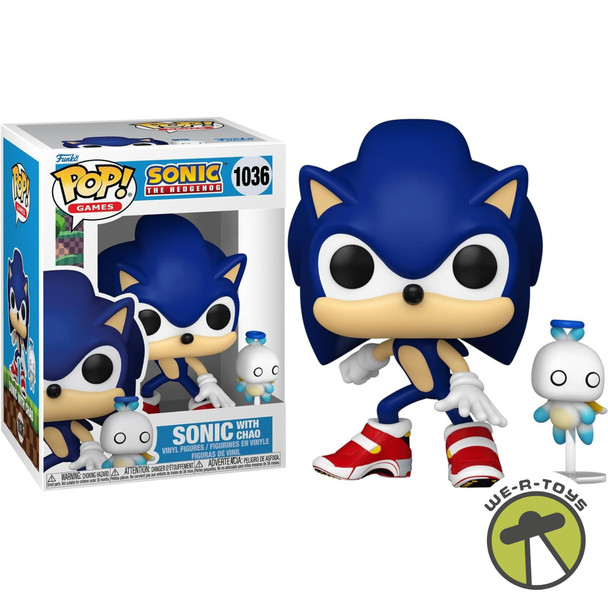 Funko Pop Games 1036 Sonic the Hedgehog Sonic with Hero Chao Vinyl Figures