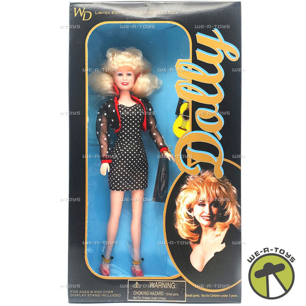 Dolly Parton Black Dress Limited Edition Collector Series 1996 Doll #41191